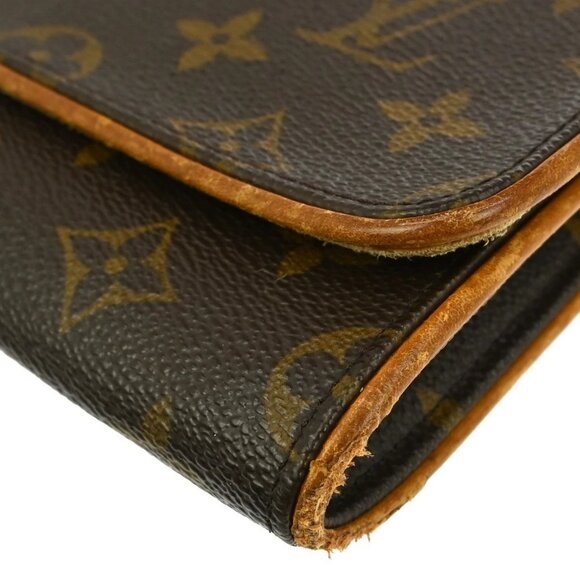 Louis Vuitton Monogram Pochette Twin GM Crossbody Bag M51852 CA0979 XX35183 BN03 - Picture 5 of 16